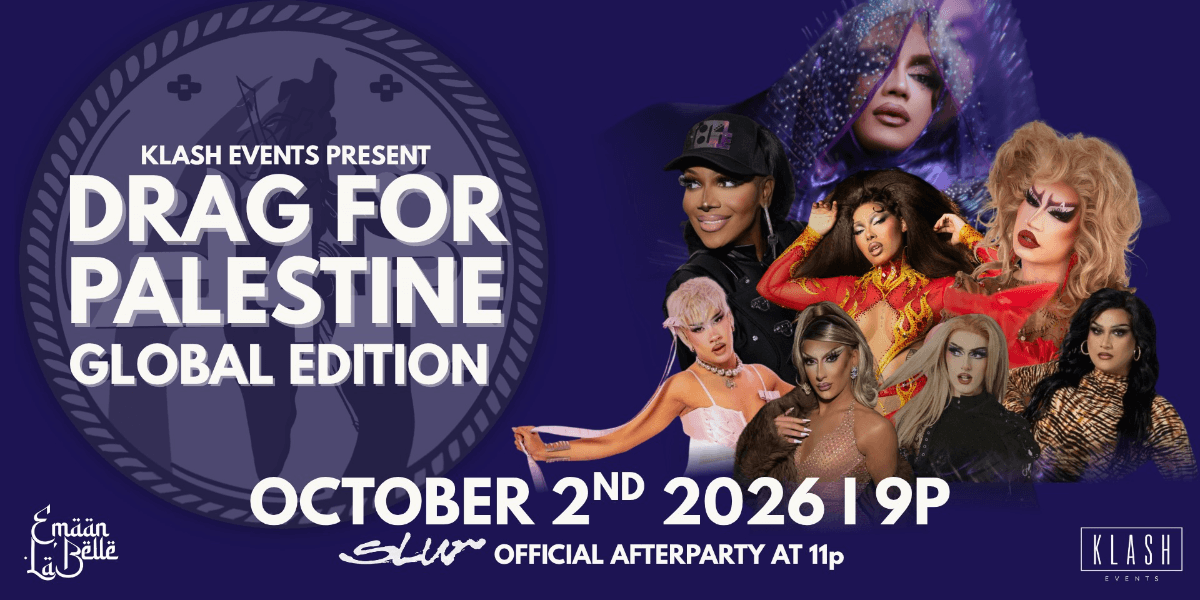 Drag For Palestine: Global Edition event artwork